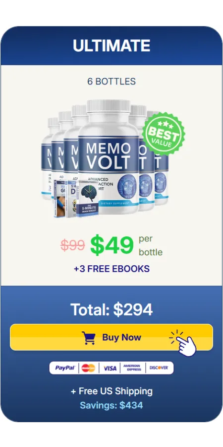 Memovolt buy 6 Bottle